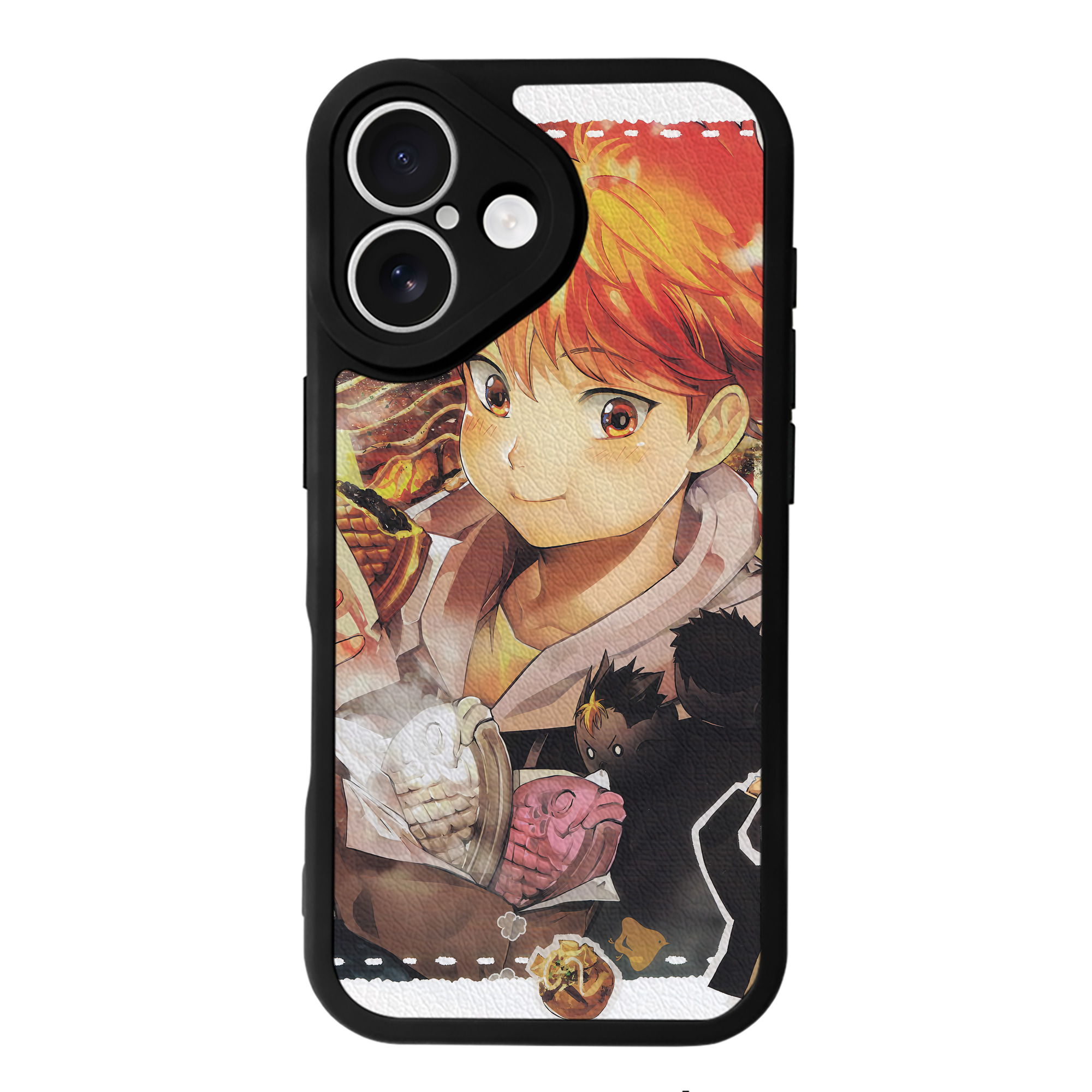 （画像用） ハイキュー!! Haikyu!! 【iPhone 16シリーズ対応】シリコンスマホケース（レザー調） 材質：シリコン